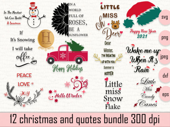 Download 12 Christmas Svg Bundle and Quotes - Christmas svg bundle Collection