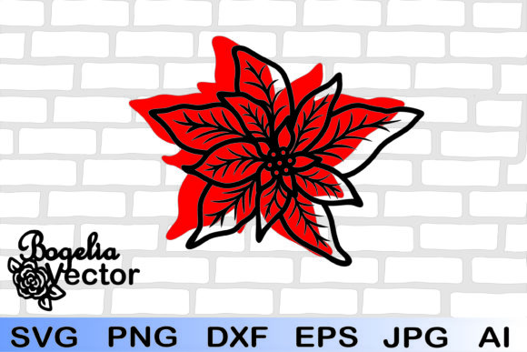 Download Poinsettia Cut File - Poinsettia cut file Collection