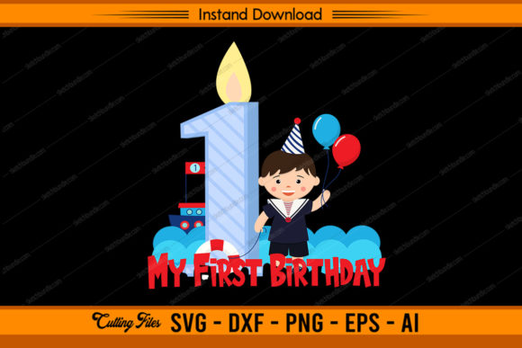 Download My 1st Birthday Gift Design - Premium Resources
