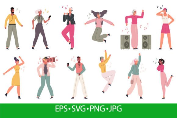 Download People Enjoy Music, Listening Song - Music Collection