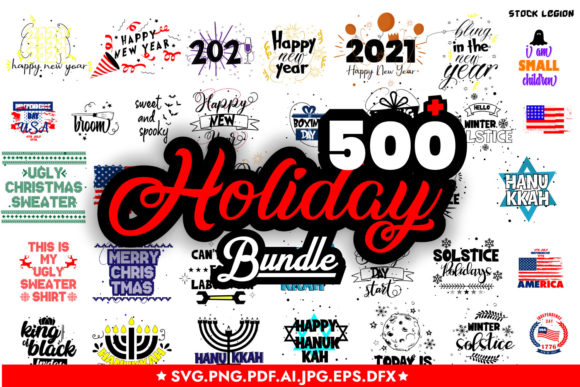Download 500 Holiday Quotes Bundle - Holiday quotes Collection