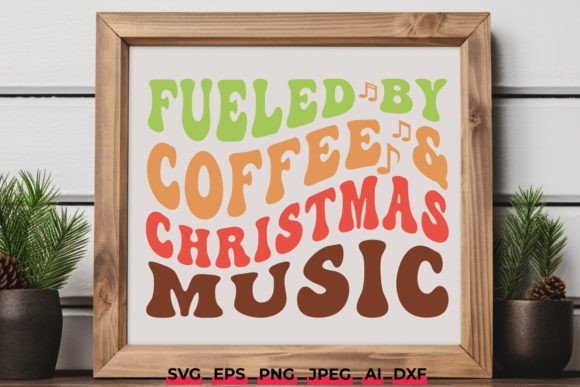Download Fueled by Coffee &amp; Christmas Music SVG - Music Collection