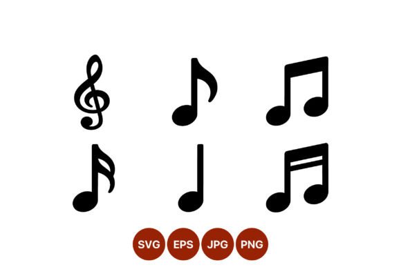 Download Music Note Symbols Vector Art Set - Music Collection